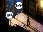 Hay un puñado de juegos gratuitos interesantes. En la imagen: una captura de pantalla editada de A Night at Moka Efti.