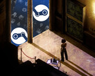 Hay un puñado de juegos gratuitos interesantes. En la imagen: una captura de pantalla editada de A Night at Moka Efti.