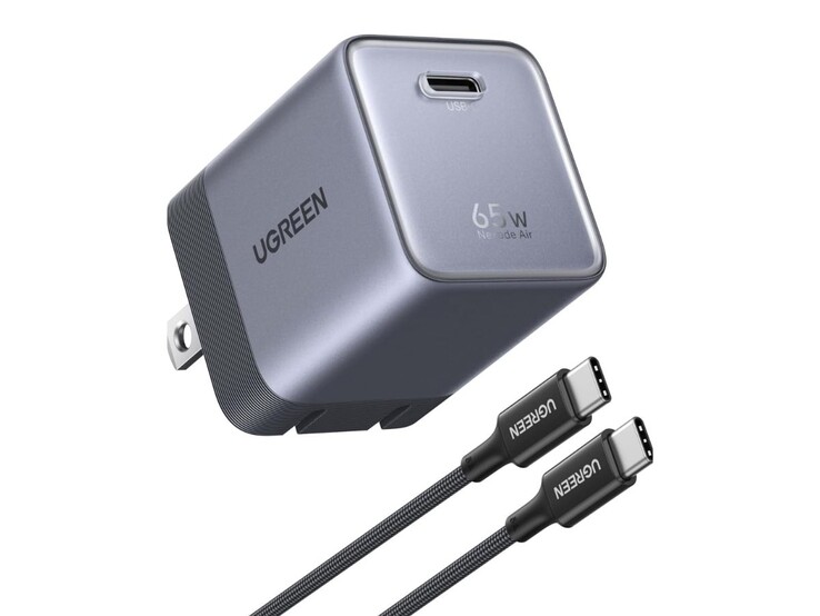 El cargador Ugreen Nexode Air 65W GaN