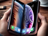 Un iPhone plegable (quizá similar a este render generado por IA) podría lanzarse el año que viene, según JPMorgan. (Fuente de la imagen: AI-generated)
