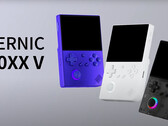 Anbernic tiene previsto ofrecer el RG40XX V en colores negro translúcido, índigo y blanco, todos ellos con retroiluminación RGB. (Fuente de la imagen: Anbernic)
