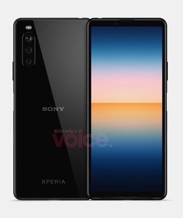 Sony Xperia 10 III. (Fuente de la imagen: Voice/OnLeaks)