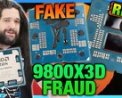 CPU SCAM AMD Ryzen 9800X3D Falsificaciones Fraude