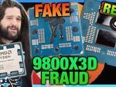 CPU SCAM AMD Ryzen 9800X3D Falsificaciones Fraude