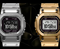 De izquierda a derecha (en la imagen), tenemos el Casio GMW-BZ5000D-1 y el GMW-BZ5000GD-9. (Fuente de la imagen: Great G-Shock World)