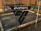 Logotipo de EA Sports FC mostrado en la pista Volta (Fuente de la imagen: EA con modificaciones)