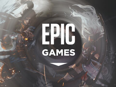 El Exorcista del Este es el último juego para móviles de Epic Games regalado en septiembre de 2025, con el logotipo en la imagen. (Fuente de la imagen: Epic Games Store - editado)