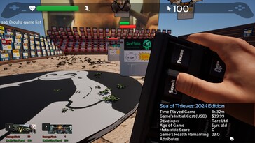 En la imagen: Una captura de pantalla del juego Game Quest: The Backlog Battler.