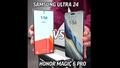 La Honor Magic6 Pro tiene en el punto de mira a la Samsung Galaxy S24 Ultra: Emocionantes tecnologías de cámara y batería. (Imagen: Unbox Therapy)
