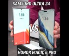 La Honor Magic6 Pro tiene en el punto de mira a la Samsung Galaxy S24 Ultra: Emocionantes tecnologías de cámara y batería. (Imagen: Unbox Therapy)