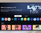 Los propietarios de determinados televisores y monitores Samsung ya pueden conversar con el chatbot de inteligencia artificial Microsoft Copilot sobre entretenimiento y temas generales. (Fuente de la imagen: Microsoft)
