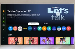 Los propietarios de determinados televisores y monitores Samsung ya pueden conversar con el chatbot de inteligencia artificial Microsoft Copilot sobre entretenimiento y temas generales. (Fuente de la imagen: Microsoft)