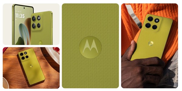 Motorola Moto G86 Power en Pantone Cypress. (Fuente de la imagen: Motorola)