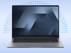 El Galaxy Book 6 tiene un precio a partir de 799 dólares. En la imagen: vista frontal del portátil.