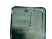 Un presunto panel trasero Galaxy A52. (Fuente: 91Mobiles)