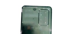 Un presunto panel trasero Galaxy A52. (Fuente: 91Mobiles)