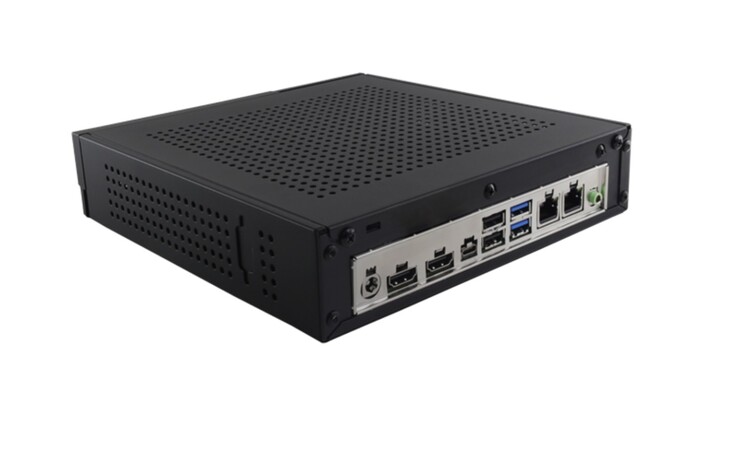 El mini PC MT-N150 cuenta con una amplia gama de puertos, entre los que se incluyen dos puertos Ethernet de 1 G y conectividad 4G LTE opcional.