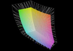 64.se cubre el 4% del espacio de color DCI-P3.