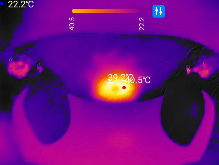 La temperatura máxima es de aproximadamente 40 C (104 F)