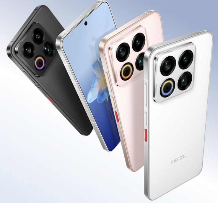 Opciones de color del Meizu 22. (Fuente de la imagen: Meizu)
