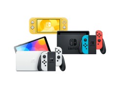 La familia de productos Nintendo Switch incluye la Switch original, la Switch OLED y la Switch Lite. (Fuente de la imagen: Nintendo)