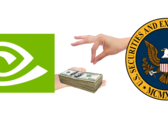 NVIDIA ha llegado a un acuerdo con la SEC por 5,5 millones de dólares. (Imagen vía NVIDIA y U.S. SEC con ediciones)