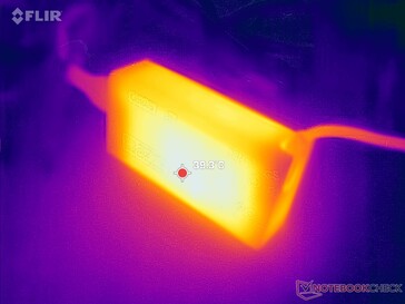 El adaptador de CA puede alcanzar los 40 C cuando funciona con cargas exigentes