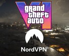 Banner para GTA 6 mostrado con el logo de NordVPN
