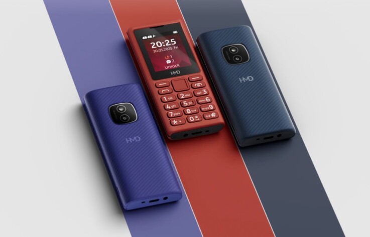 El HMD 102 4G Pro presenta un diseño renovado con un módulo de cámara cuadrado.
