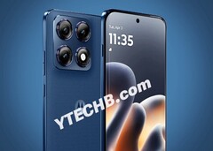 El Motorola Edge 70 Pro estará disponible en muchos colores, incluido el azul.