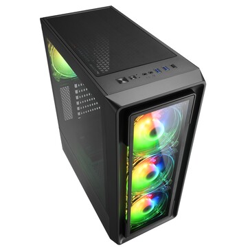 Caja compacta ATX Sharkoon TK4 RGB (Fuente: Sharkoon)