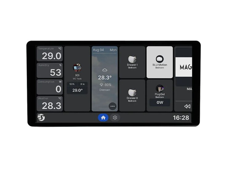 El expositor mural Shelly X2i. (Fuente de la imagen: Shelly)