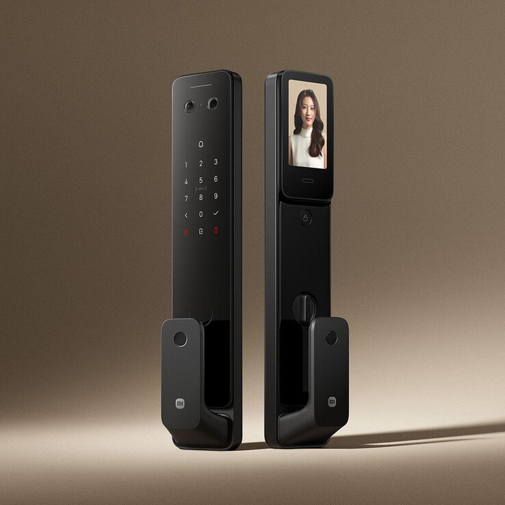 La Xiaomi Smart Door Lock 2 Edición Ojo de Gato con pantalla grande. (Fuente de la imagen: Xiaomi)