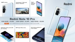 Redmi Note 10 Pro características. (Fuente de la imagen: GSMArena)
