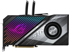 El ASUS ROG Strix LC Radeon RX 6800 XT. (Fuente de la imagen: ASUS vía Videocardz)