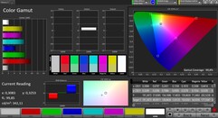 CalMAN Espacio de color sRGB - animado