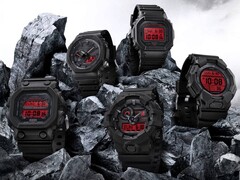 Casio lanzará los relojes Black y Bold Red (en la imagen) en Europa. (Fuente de la imagen: Casio)