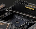 La memoria RAM Vengeance de Corsair en una placa base. (Fuente de la imagen: Corsair)