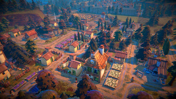 Una imagen que muestra edificios en Fabledom.