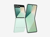 Render no oficial del próximo Galaxy Z Flip7. (Fuente de la imagen: OnLeaks y SammyGuru)