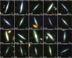 Imágenes compuestas en color del telescopio espacial James Webb que muestran galaxias de disco (Fuente de la imagen: JWST)