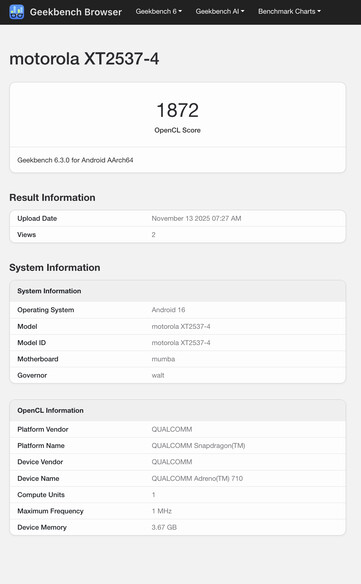 (Fuente de la imagen: Geekbench - editado)