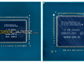 La supuesta GA106 junto a la GA104. (Fuente: Videocardz)