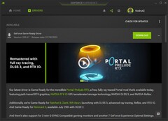 Nvidia GeForce Game Ready Driver 536.67 notificación en GeForce Experience (Fuente: Propia)