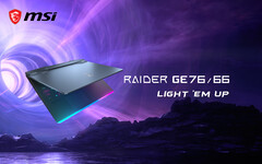 MSI ha renovado los MSI Raider GE76 y GE66 con nuevo hardware Intel y Nvidia (imagen vía MSI)
