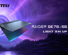 MSI ha renovado los MSI Raider GE76 y GE66 con nuevo hardware Intel y Nvidia (imagen vía MSI)
