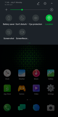 Software del teléfono para juegos Xiaomi Black Shark