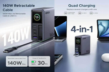 Configuración de los puertos y el cable retráctil