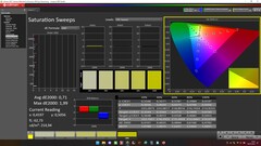 CalMAN: Saturación de color (calibrada)