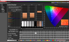 ColorChecker antes de la calibración